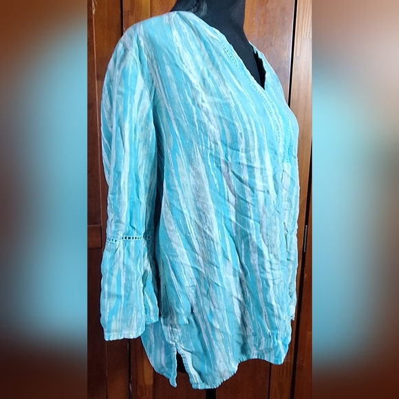 GLORIA VANDERBILT blouse Size L - Picture 2 of 5